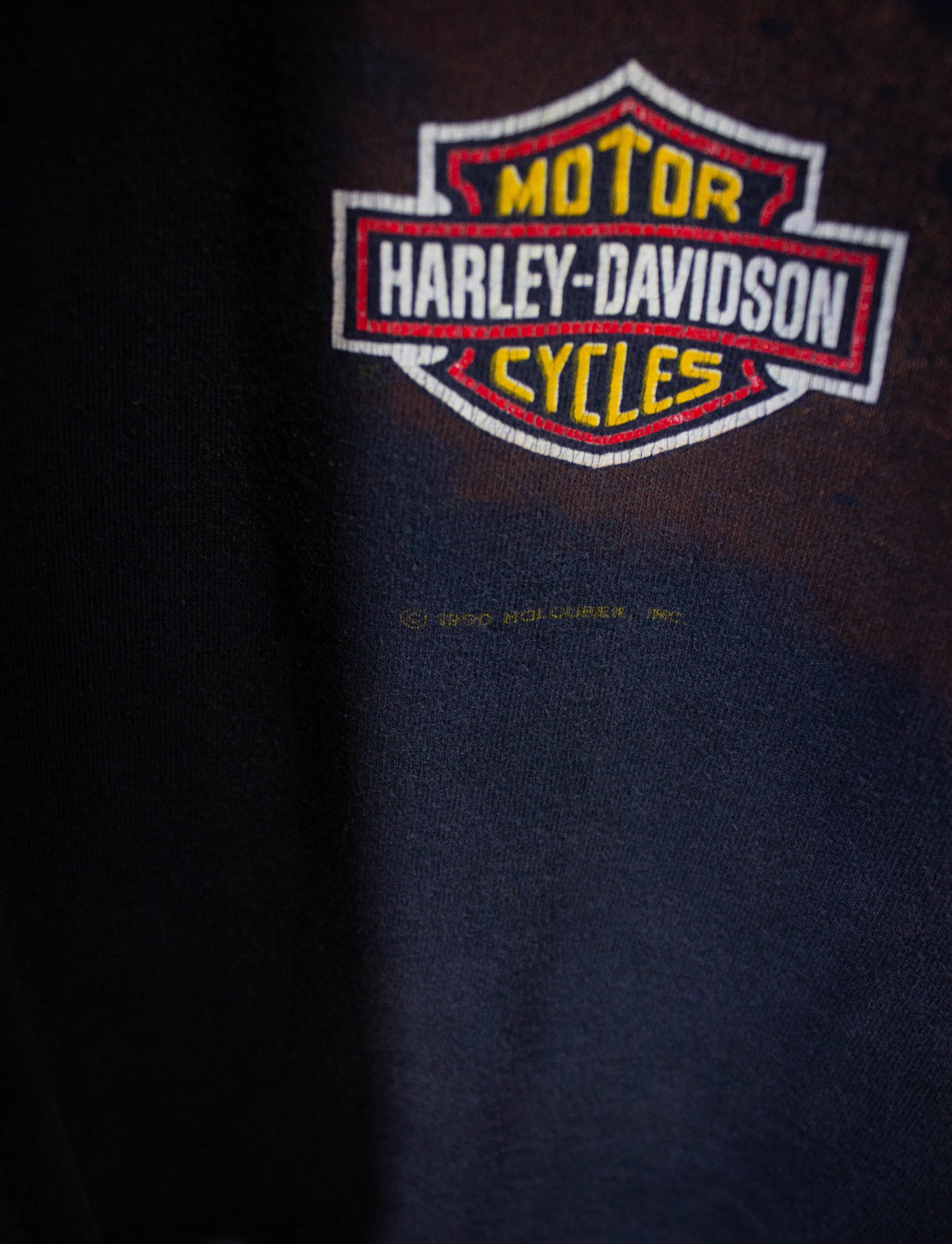 Vintage Harley Davidson Packed And Ready To Party Graphic T-Shirt 1990 XL