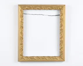 Vintage Ornate Wooden Picture Frame-Gold-Antique Victorian Style-8x10 Inch Canvas Frame