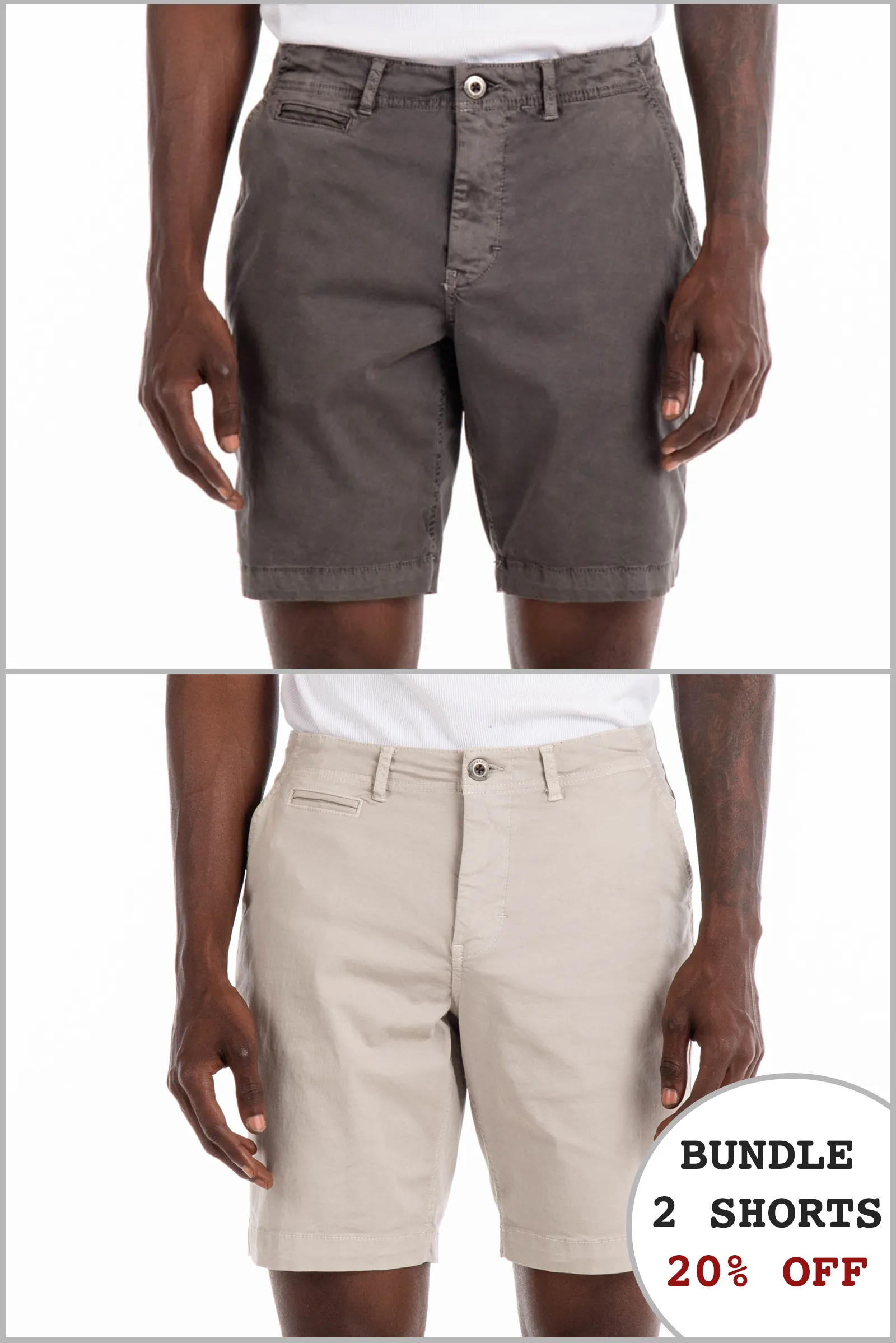 Walden 9" Chino Short 20% Off Bundle - Fog and Bone