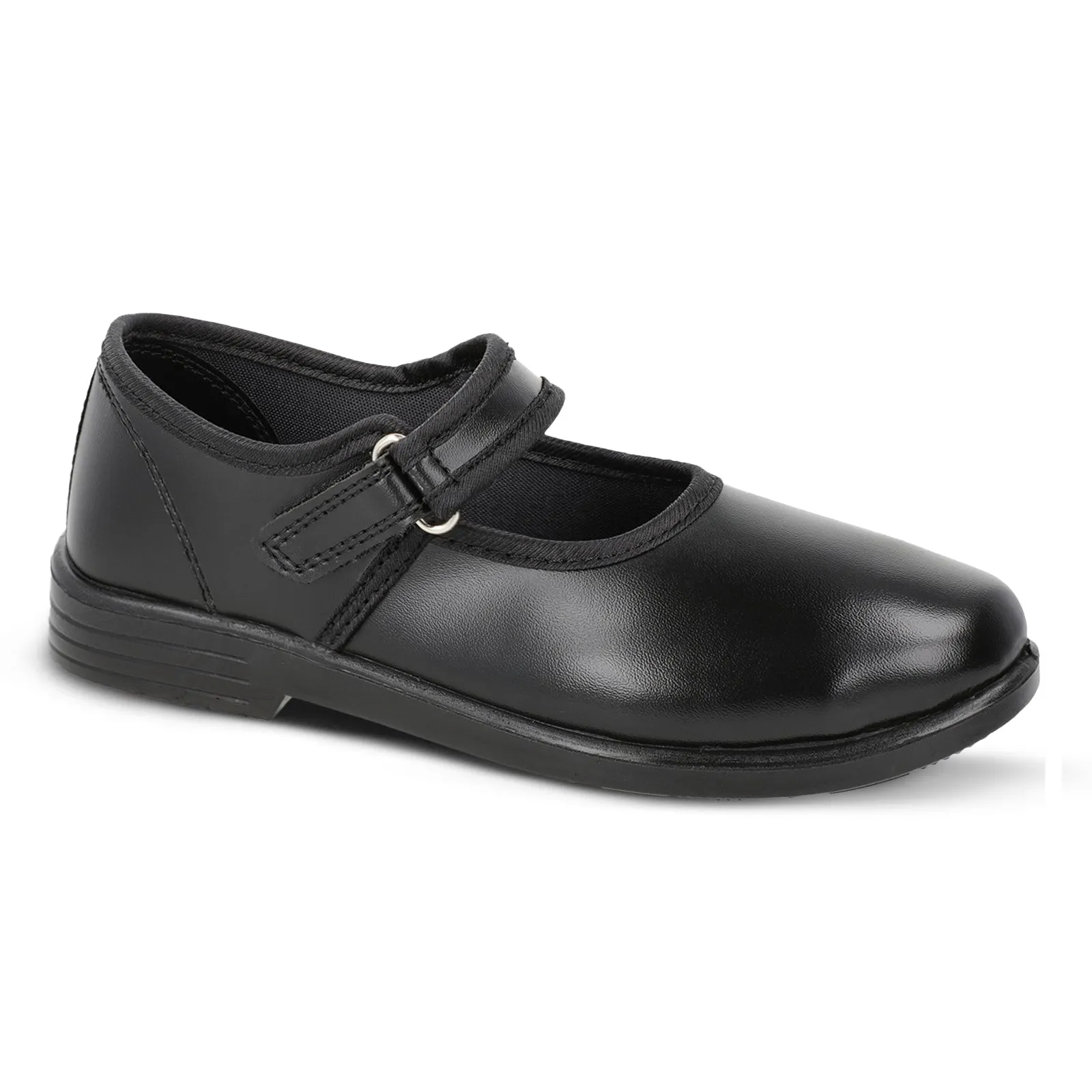 Walkaroo Kids school shoe - WV552 Black