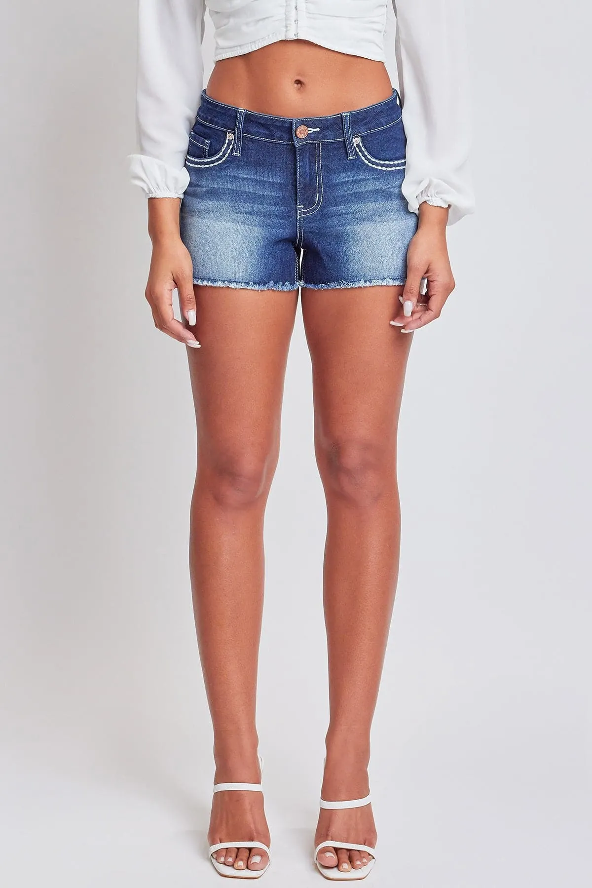 Women's Heavy Stitch Frayed Shorts