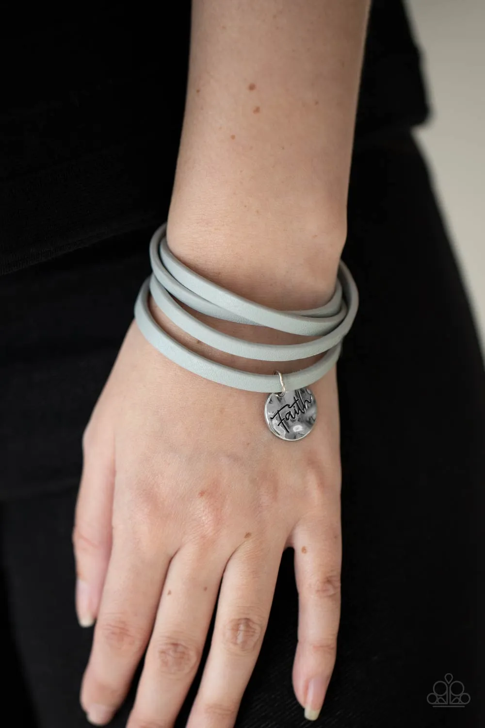 Wonderfully Worded Silver-Bracelet