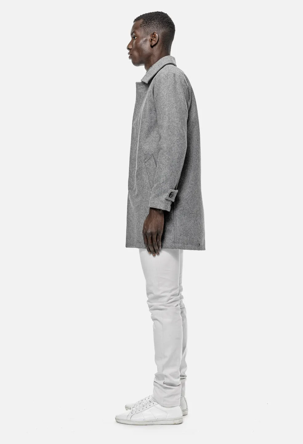 Wool Overcoat / Asphalt