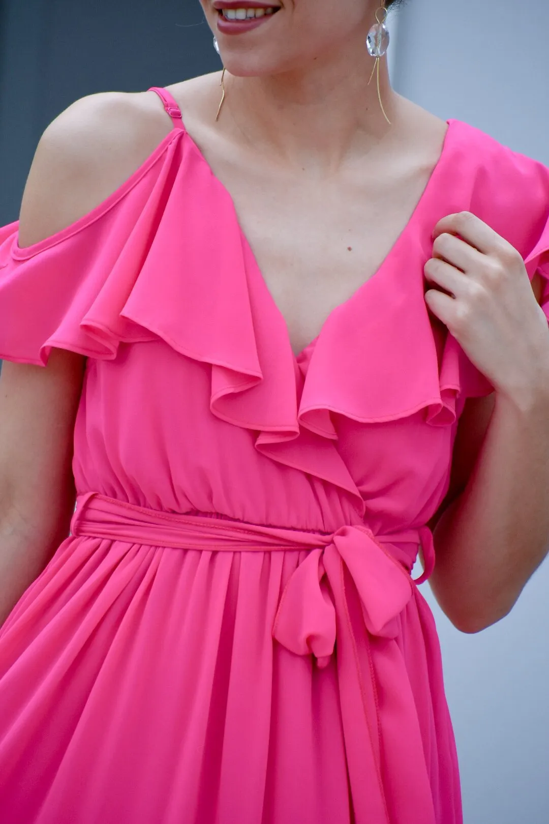 You Make It Beautiful Fuchsia Maxi Dress