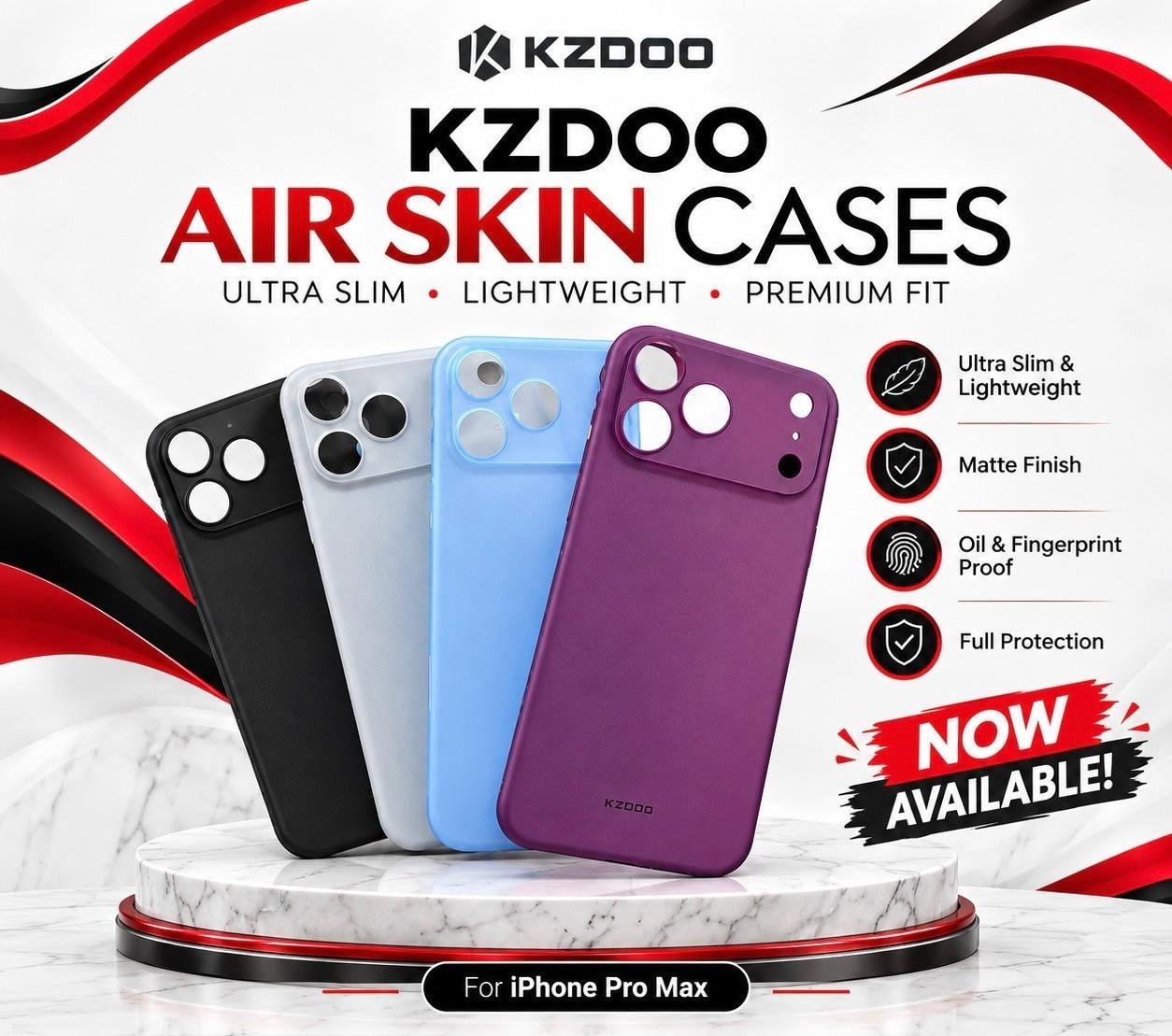 KZDOO Cover For 17 Pro & 17 Pro Max | 18 Pro & 18 Pro Max